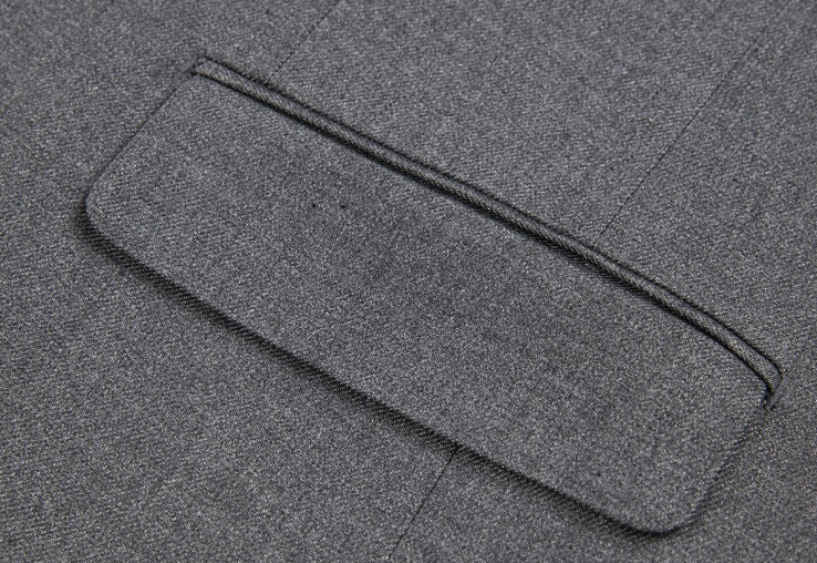 訂制西服 西服定制男士西服衣襟口袋細節(jié)展示